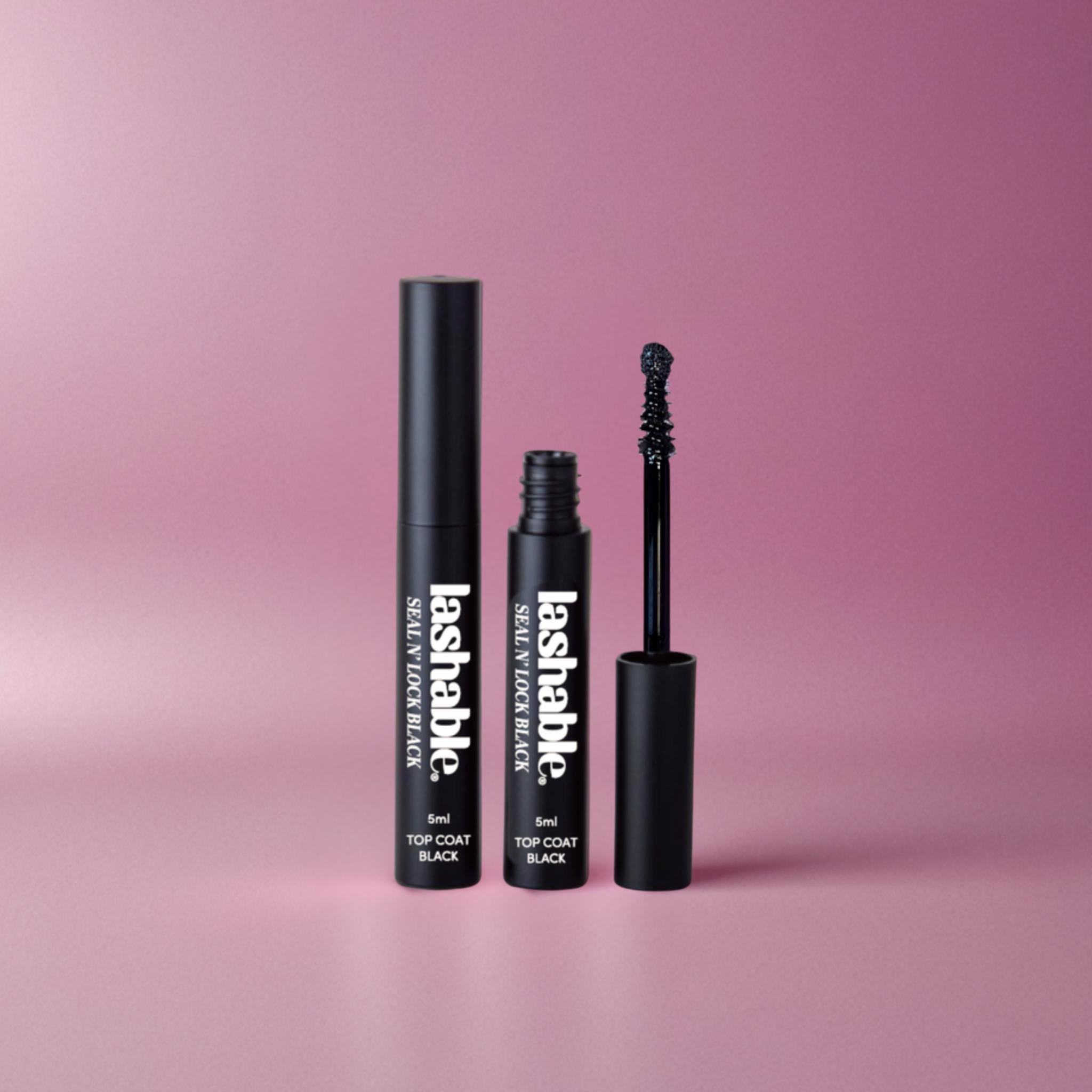 Lashable SEAL N' LOCK černý top coat