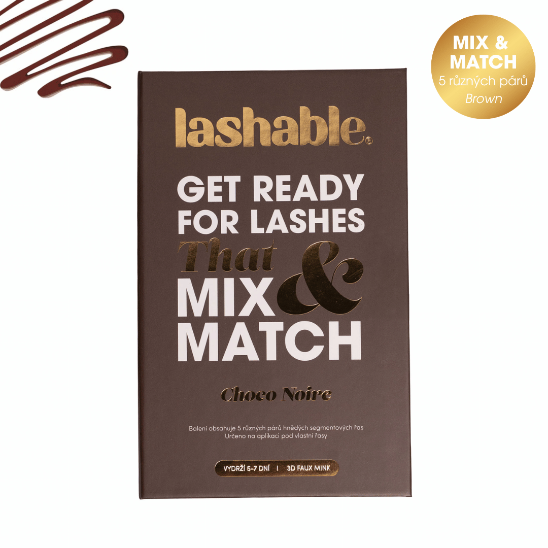 Lashable CHOCO NOIRE - hnědé řasy