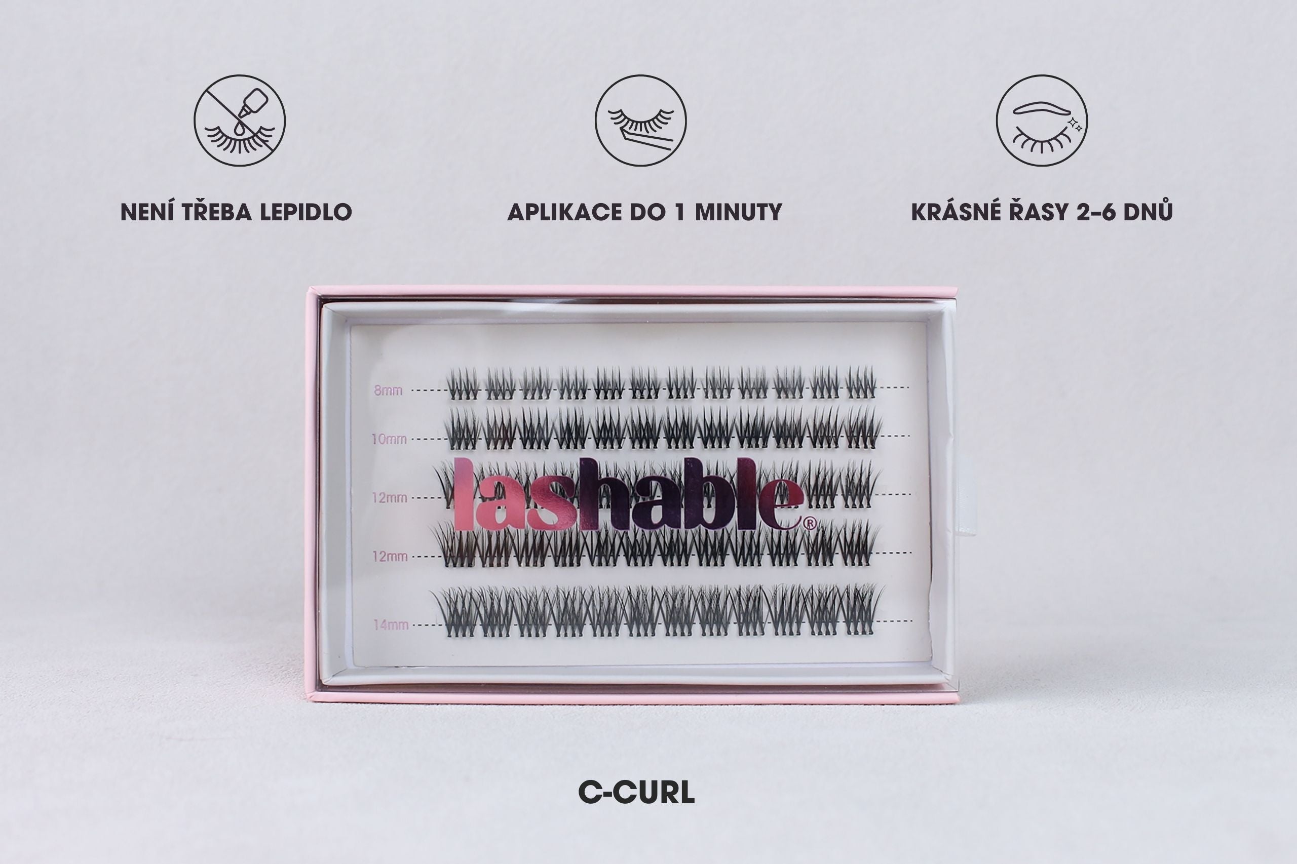 Lashable CLEAN GAL samolepicí pre-glued řasy