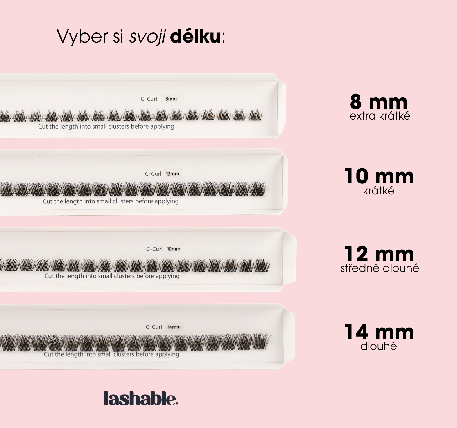 Lashable LASH BAND Vol. 1 – řasové pásky