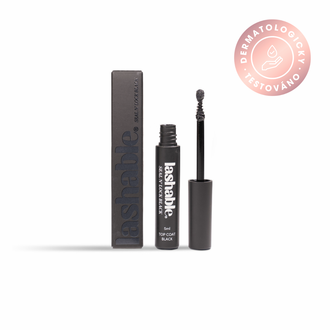 Lashable SEAL N' LOCK černý top coat