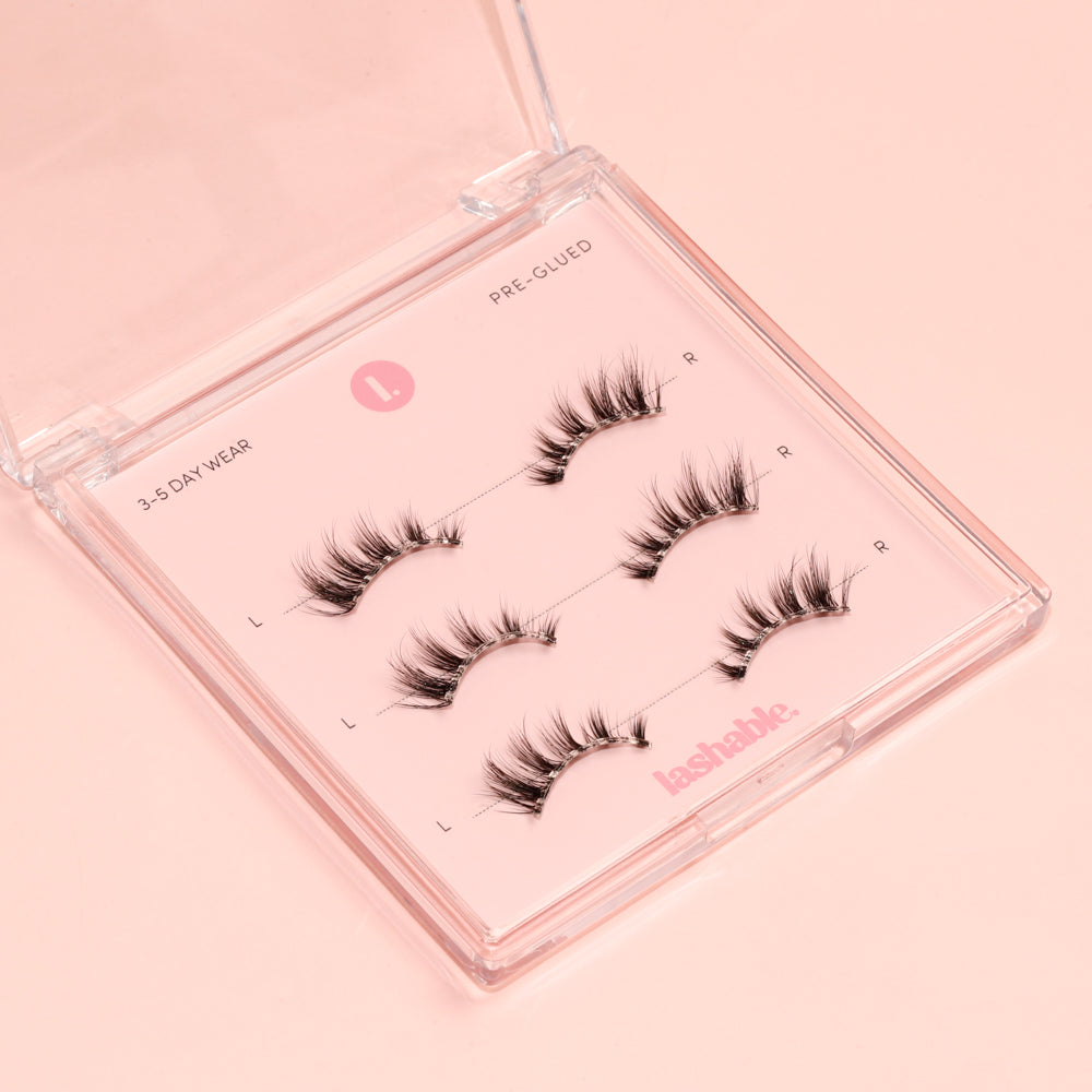 Lashable ELEGANCE samolepicí pre-glued polořasy - Lashable